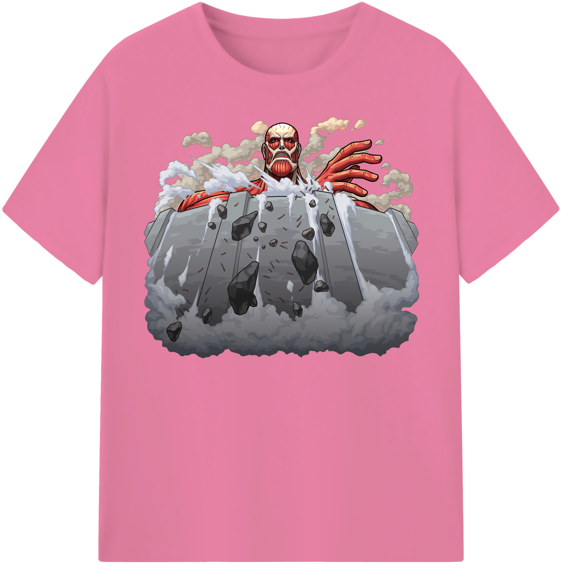（画像用） 進撃の巨人 Attack on Titan 綿100％半袖Tシャツ（フロントプリント）